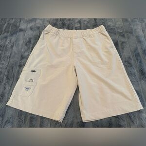 Columbia Kids Beige Elastic-Waist Shorts